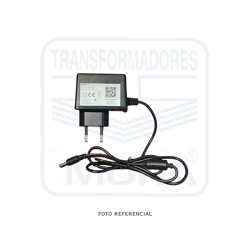 Adaptador 12 VDC 1A.