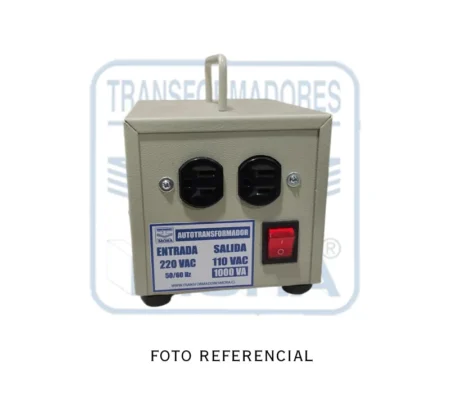 Autotransformador 220110V - 1000W GABINETE PORTADA