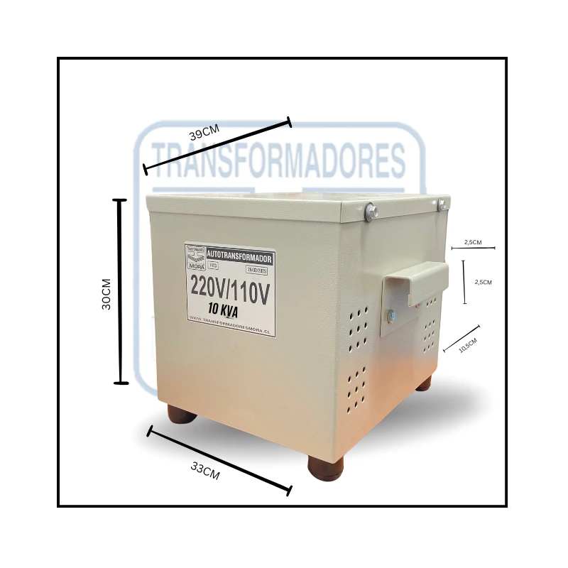AUTOTRAFO 220_110 V - 10KVA GABINETE Medidas
