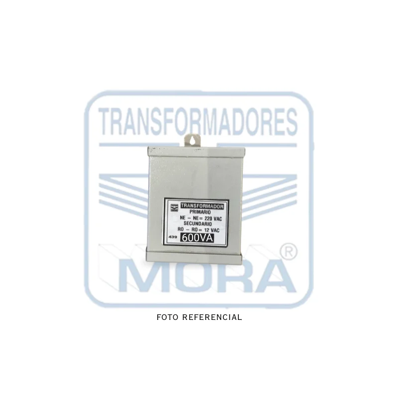 TRANSFORMADOR 220V 12V - 600VA GABINETE Y RESINA