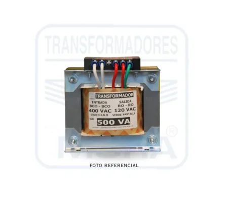 Transformador de Control Bifásico 380110500VA PORTADA