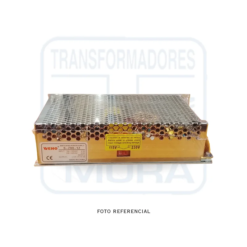 Fuente Switching 12VDC 15A PORTADA