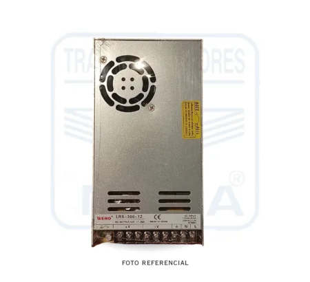 Fuente Switching 12VDC 25A PORTADA