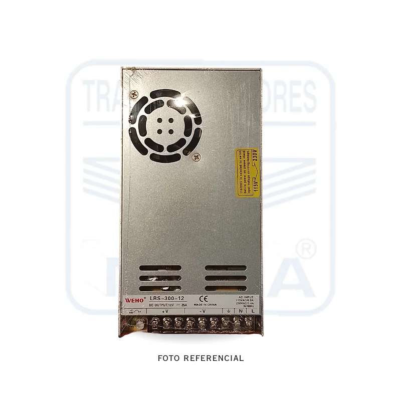 Fuente Switching 12VDC 25A PORTADA
