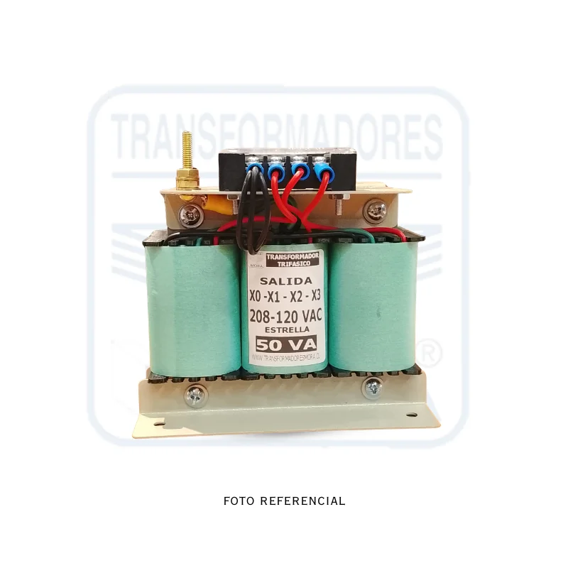 Transformador Trifásico 400V208-120V50VA FORMATO 1