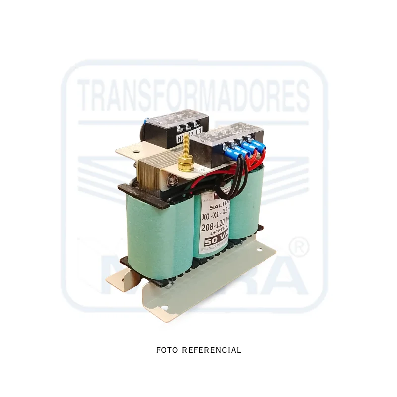 Transformador Trifásico 400V208-120V50VA FORMATO 2