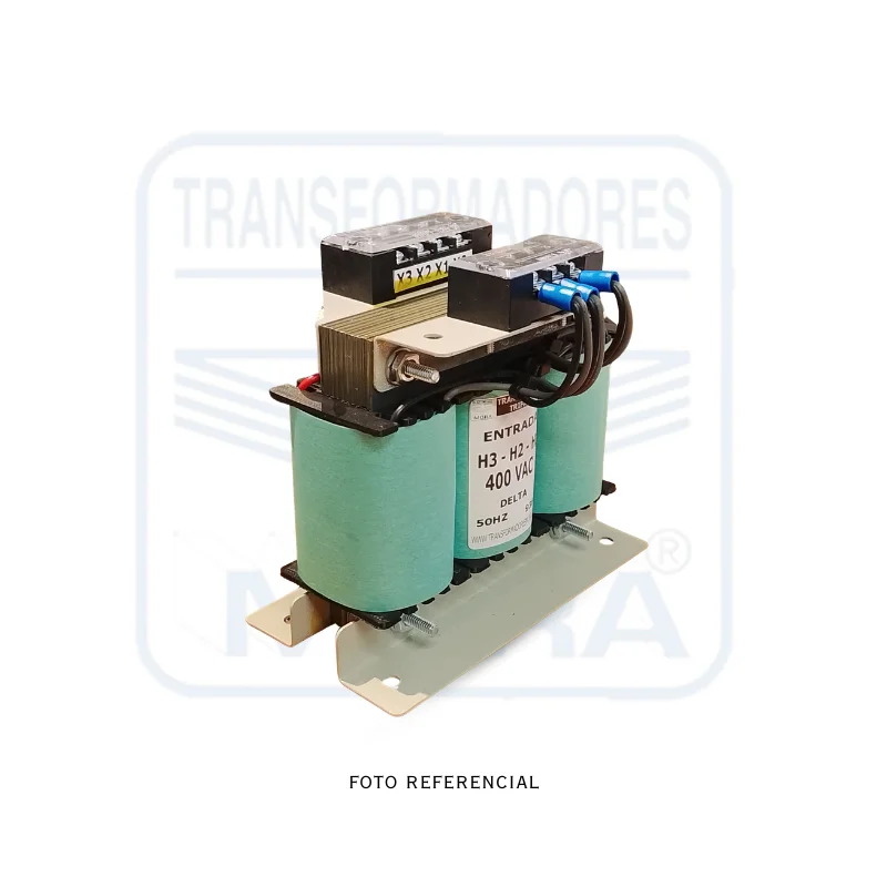 Transformador Trifásico 400V208-120V50VA FORMATO