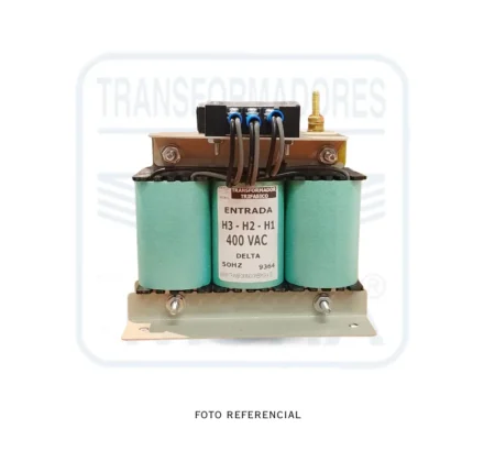 Transformador Trifásico 400V208-120V50VA PORTADA