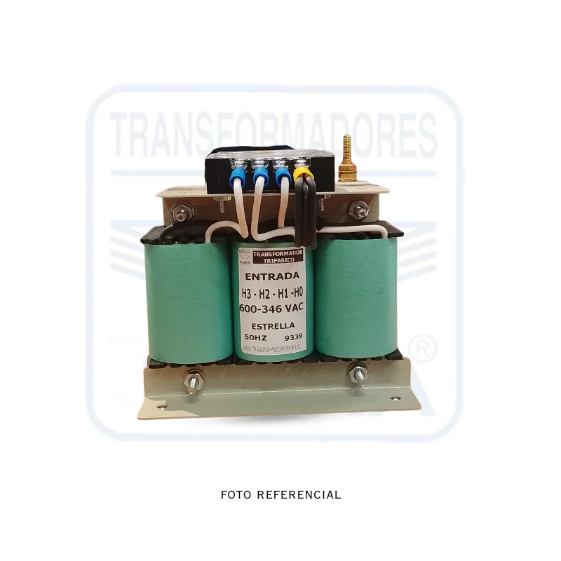 Transformador Trifásico 600V190-110V50VA FORMATO 2