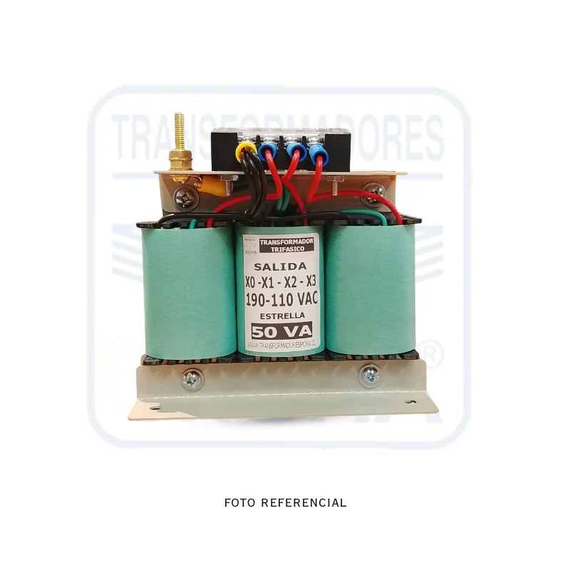 Transformador Trifásico 600V190-110V50VA PORTADA