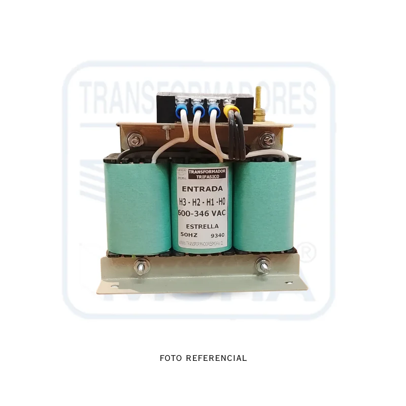 Transformador Trifásico 600V208-120V50VA FORMATO 2